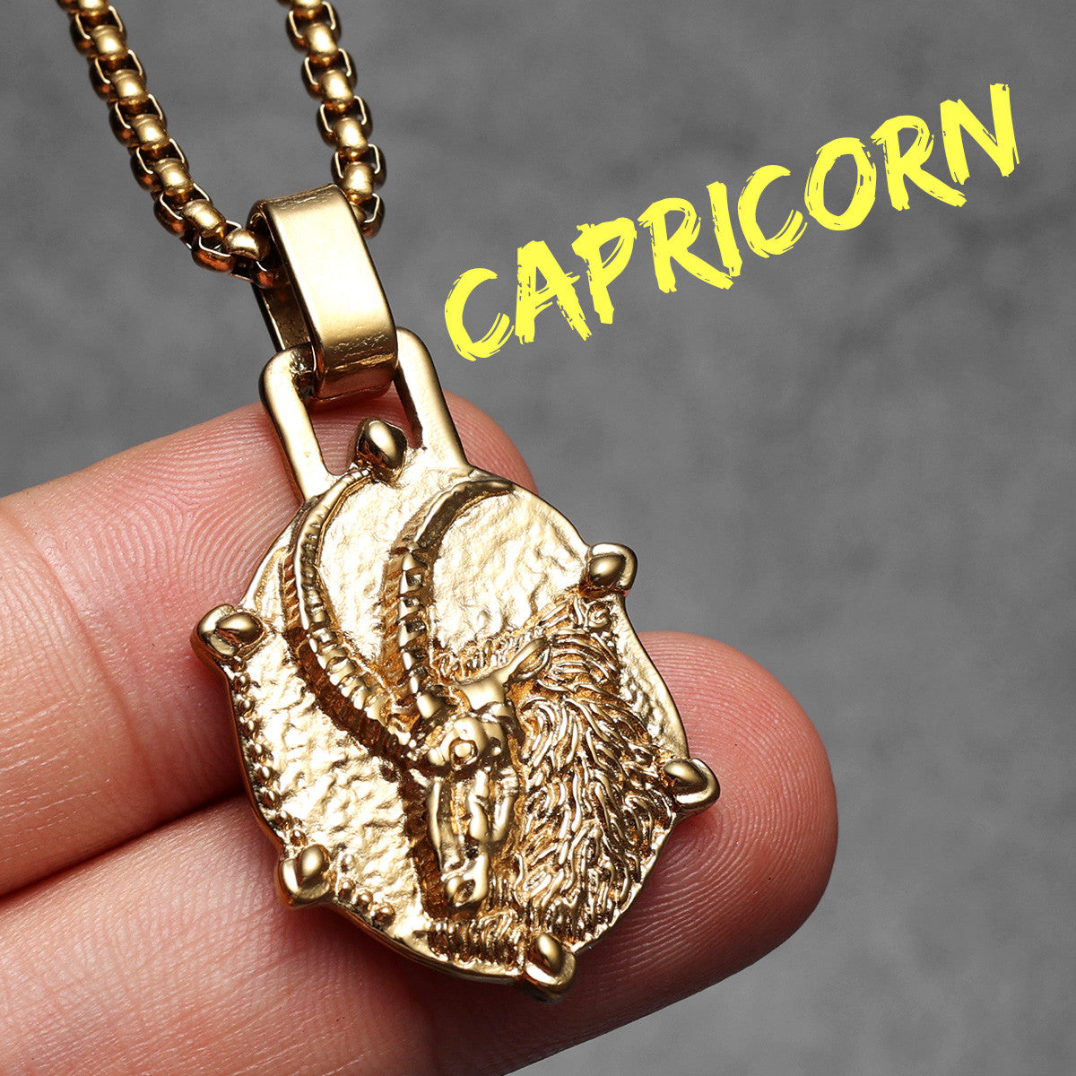 12 Constellations | 316L No Fade Stainless Steel Zodiac Sign Astrological Street Wear Pendants