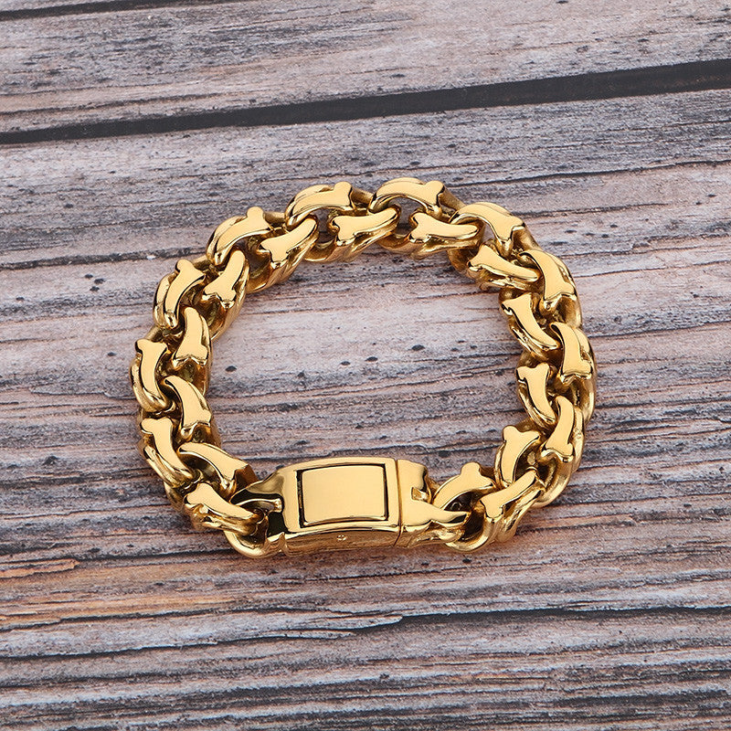 EternalTwist | Mens No Fade Stainless Steel Street Wear Casual Bracelet