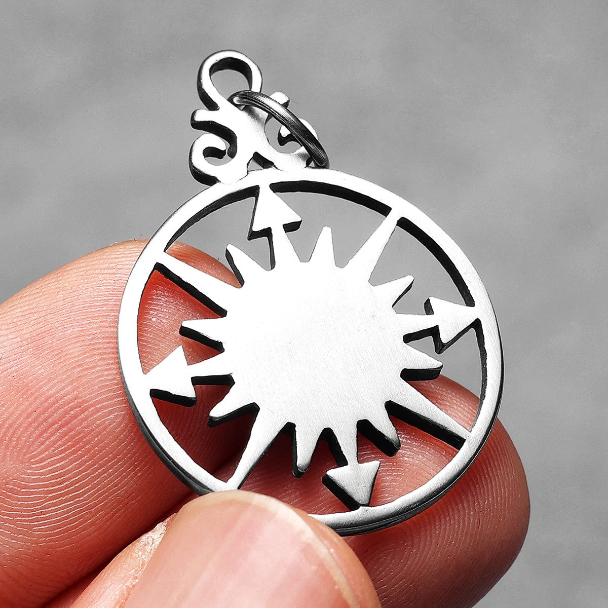 Compass | 316L Sold Stainless Steel Nautical Navigator Symbol Pendant