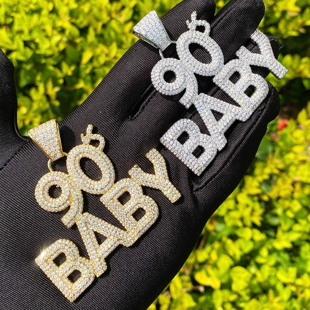 90's Baby | VVS Diamond CZ Iced Blinged Out Hip Hop 5AA+ Pendant Chain