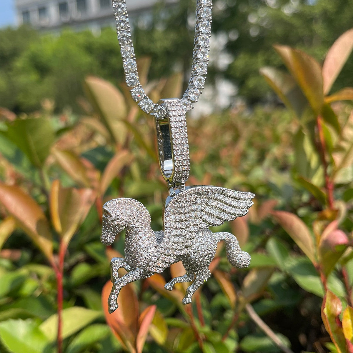 The Pegasus | Iced Blinged Out Greek Mythical Winged Horse Hip Hop Pendant