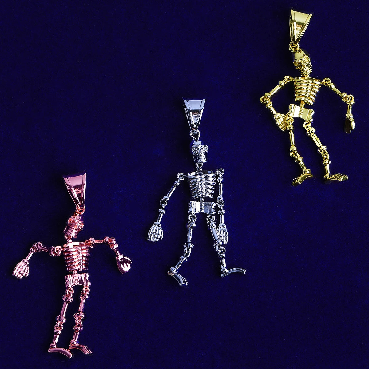 Bone Daddy | Steam Punk Style Mechanical Look Skeleton Hip Hop Pendant