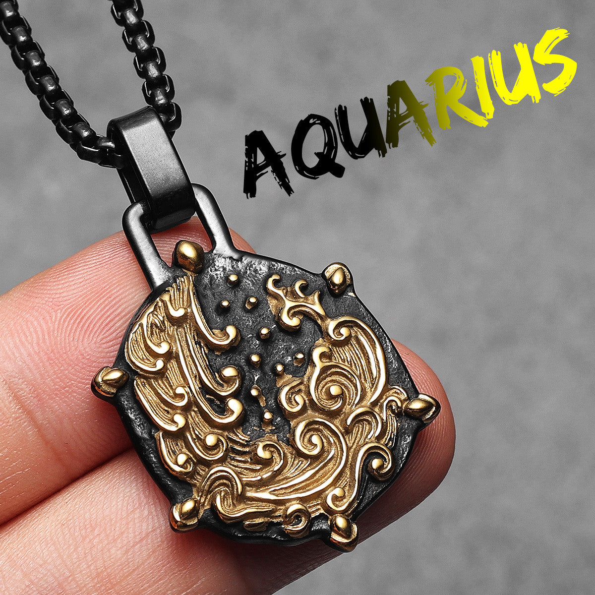 12 Constellations | 316L No Fade Stainless Steel Zodiac Sign Astrological Street Wear Pendants