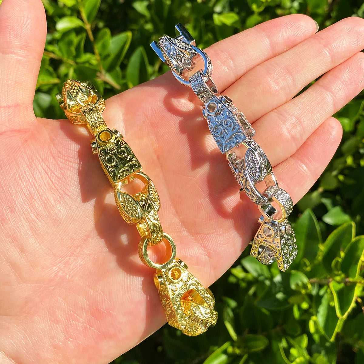 Loyal Royalty | D Block Belcher Clasp Rolo Link Clean Hip Hop Bracelet