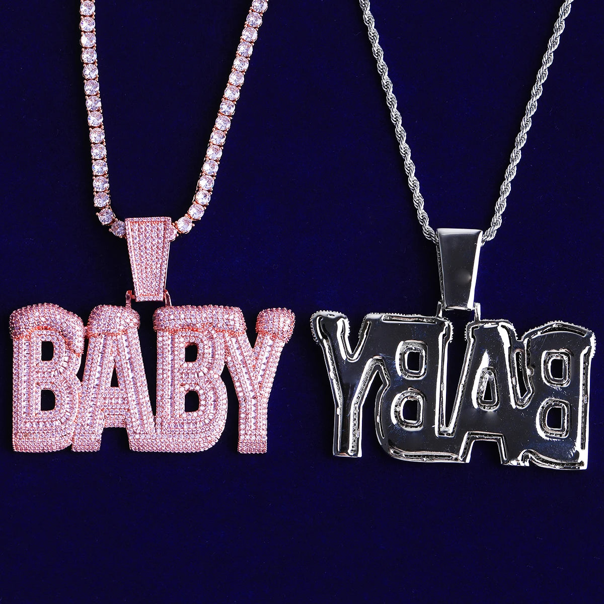 Baby Snow Cap | 5AA+ VVS Diamond CZ Iced Blinged Out Hip Hop Pendant