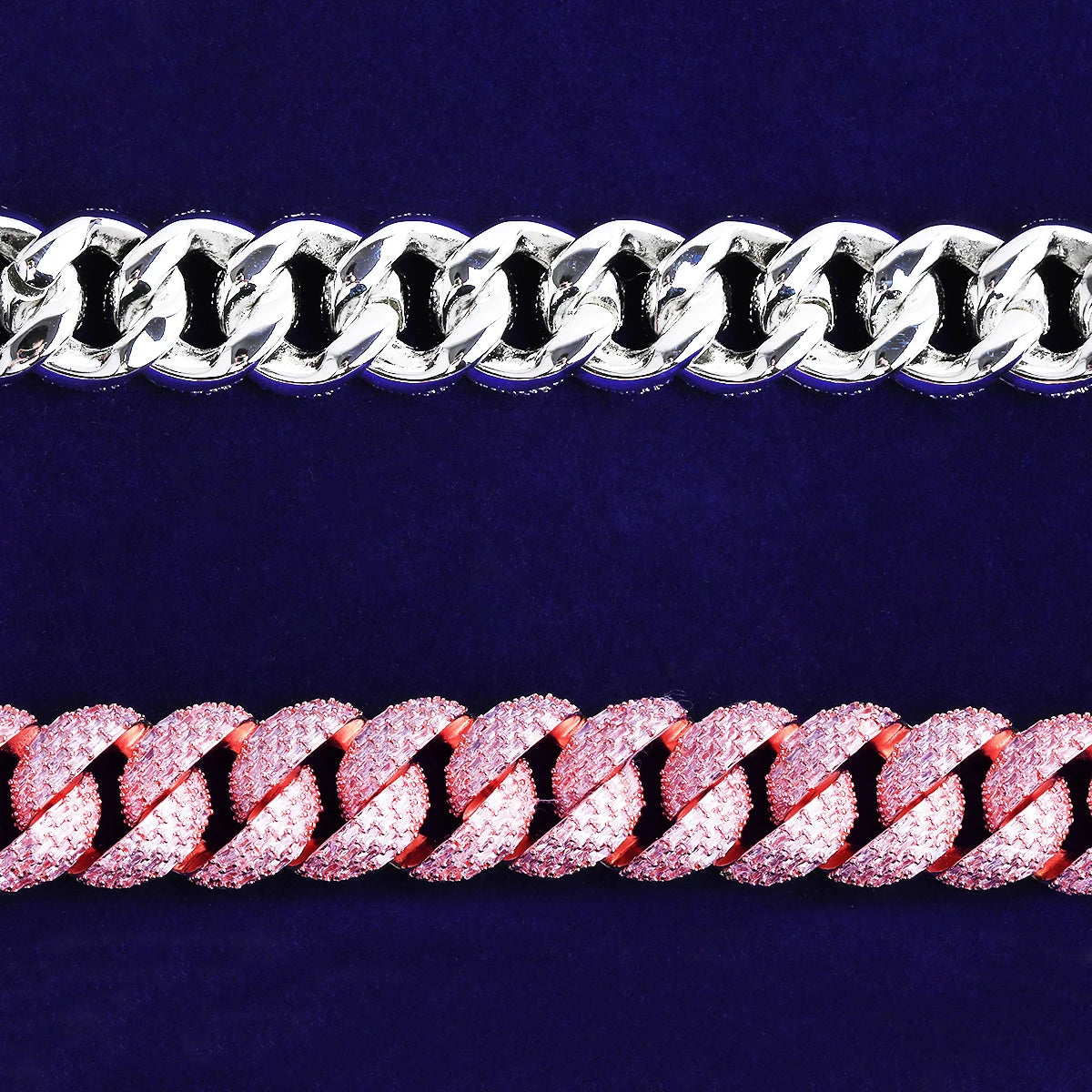 Baguette Street | VVS Diamond CZ Iced Bling Out Designer Cuban Link Chain Necklace