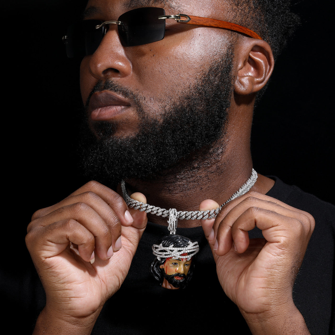 Jesus Christ Superstar | Moissanite VVS Diamond Crown Of Thorns Hip Hop Pendant