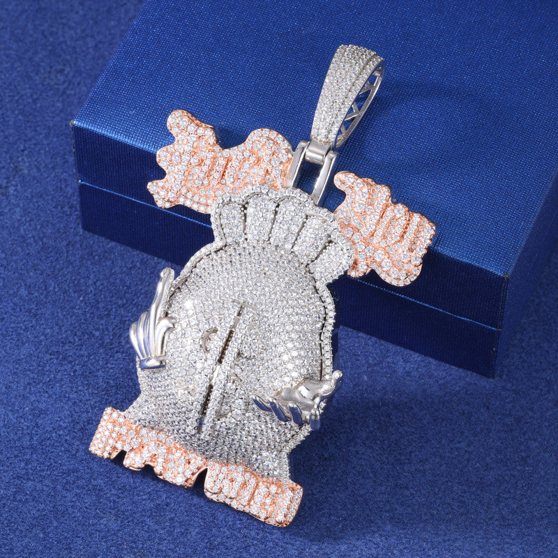 Goodfellas | F*ck You Pay Me Money Bag Moissanite Diamond FYPM Hip Hop Pendant