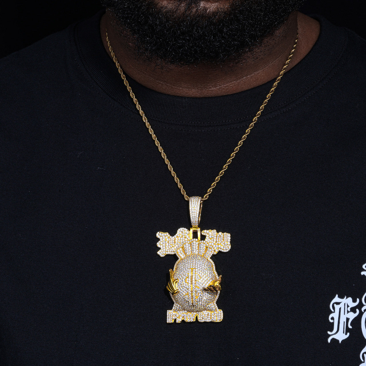 Goodfellas | F*ck You Pay Me Money Bag Moissanite Diamond FYPM Hip Hop Pendant