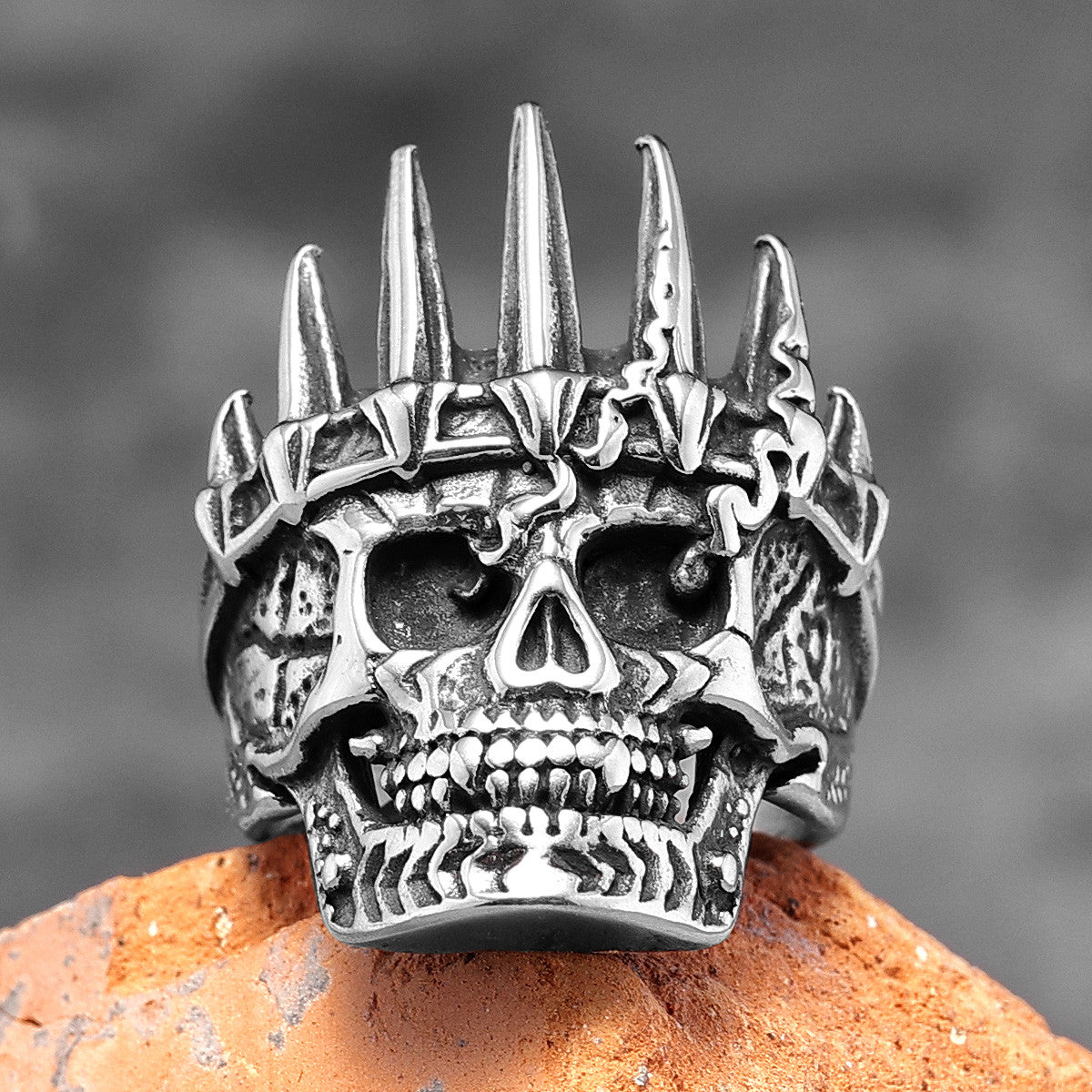 King in Life and Death 316L No Fade Stainless Steel Street Wear Rings