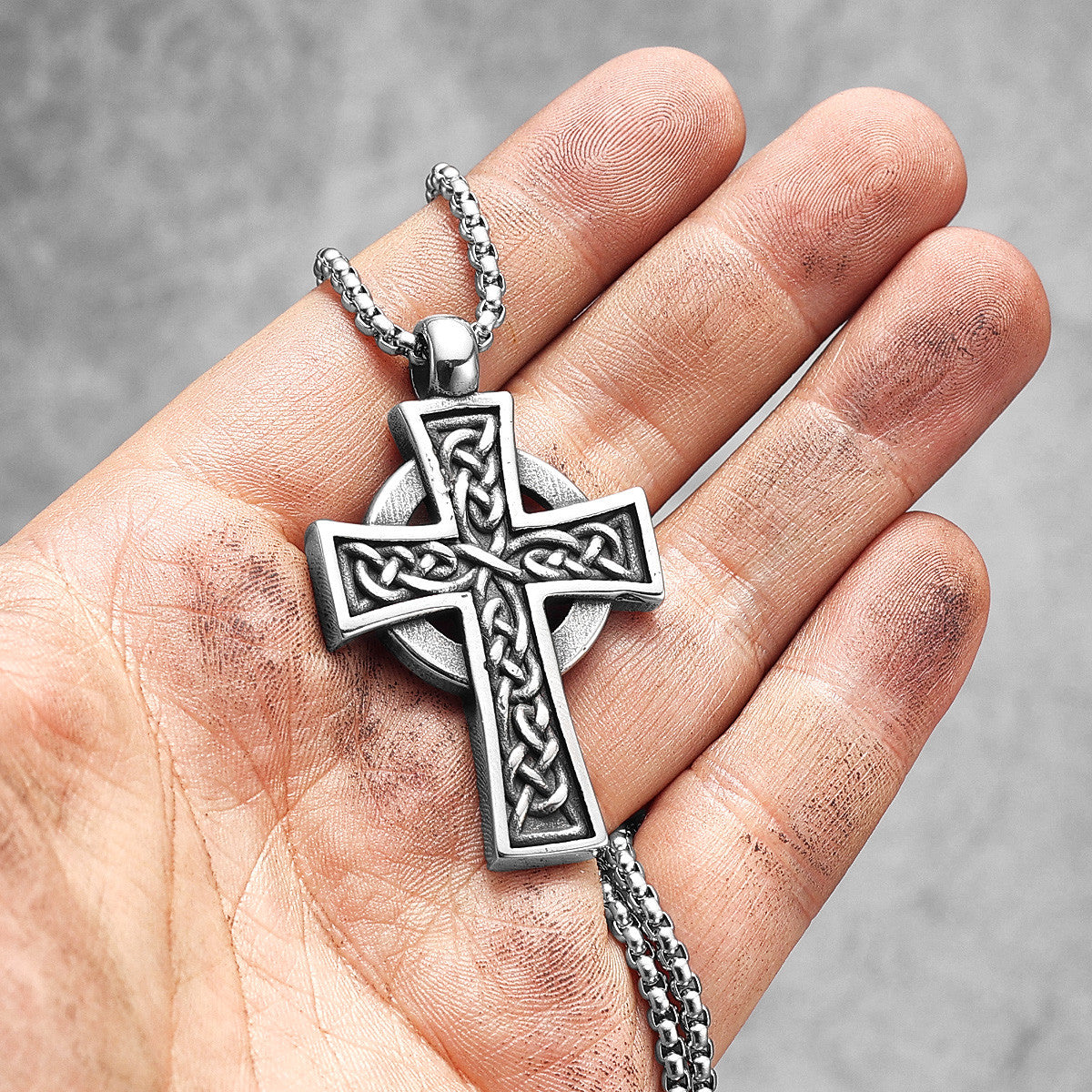 All Is One | 316L No Fade Stainless Steel Street Wear Spiritual Cross Chain Pendant