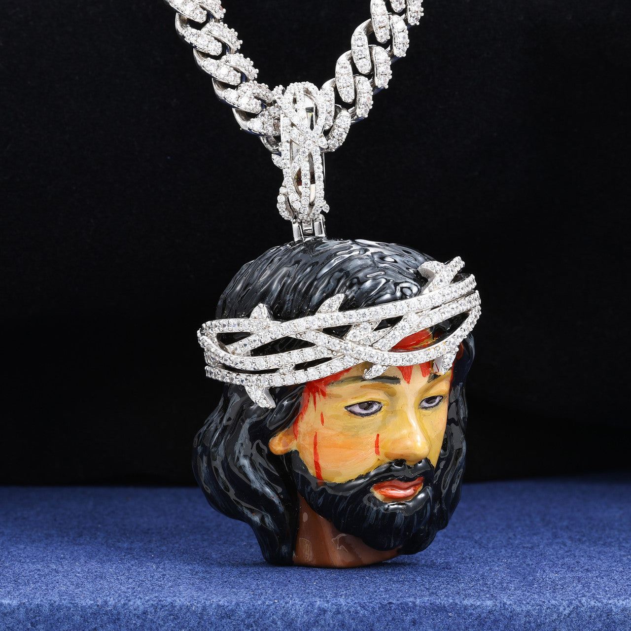Jesus Christ Superstar | Moissanite VVS Diamond Crown Of Thorns Hip Hop Pendant