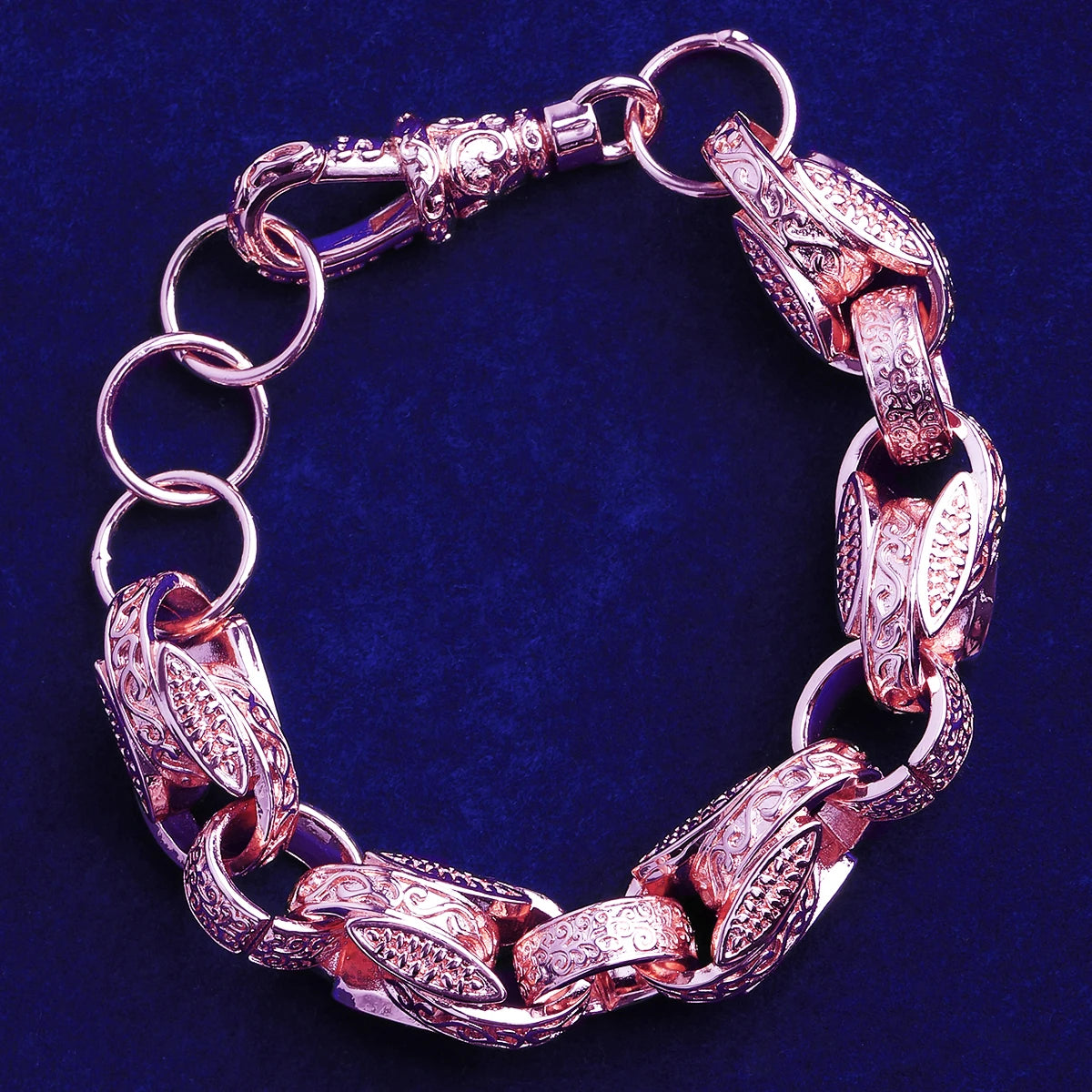 The Rebirth | Tulip Ring 20mm Rolo Link Albert Clap Hip Hop Bracelet