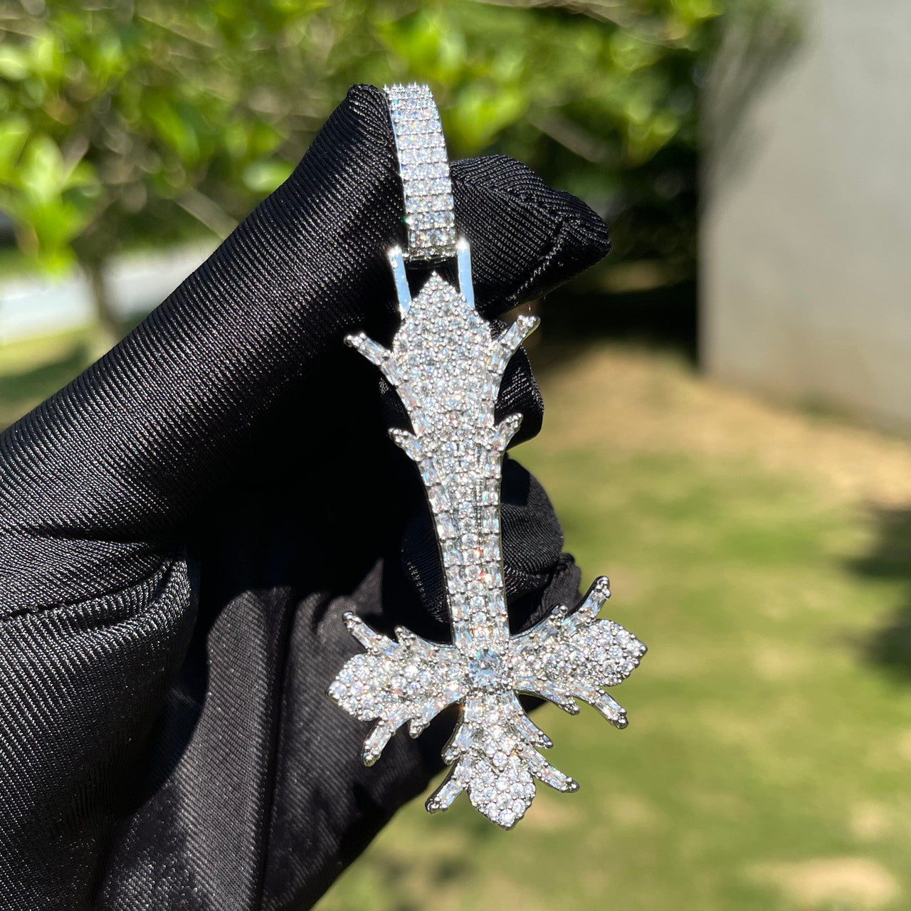 The Inversion | Upside Down Designer Peter Cross Hip Hop Iced Pendant