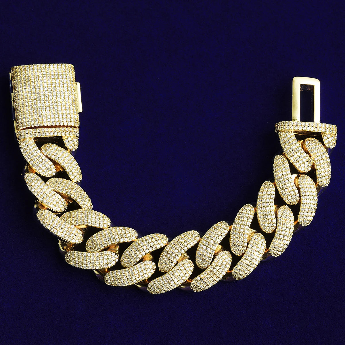 Miami Boss | VVS Diamond CZ Iced Blinged Out Miami Cuban Link Hip Hop Bracelets