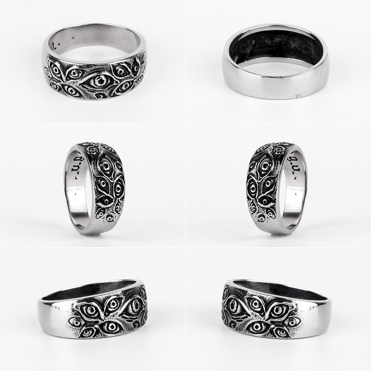 Demon Eye | 316L No Fade Stainless Steel Men's Hip Hop Fashion Unique Ring