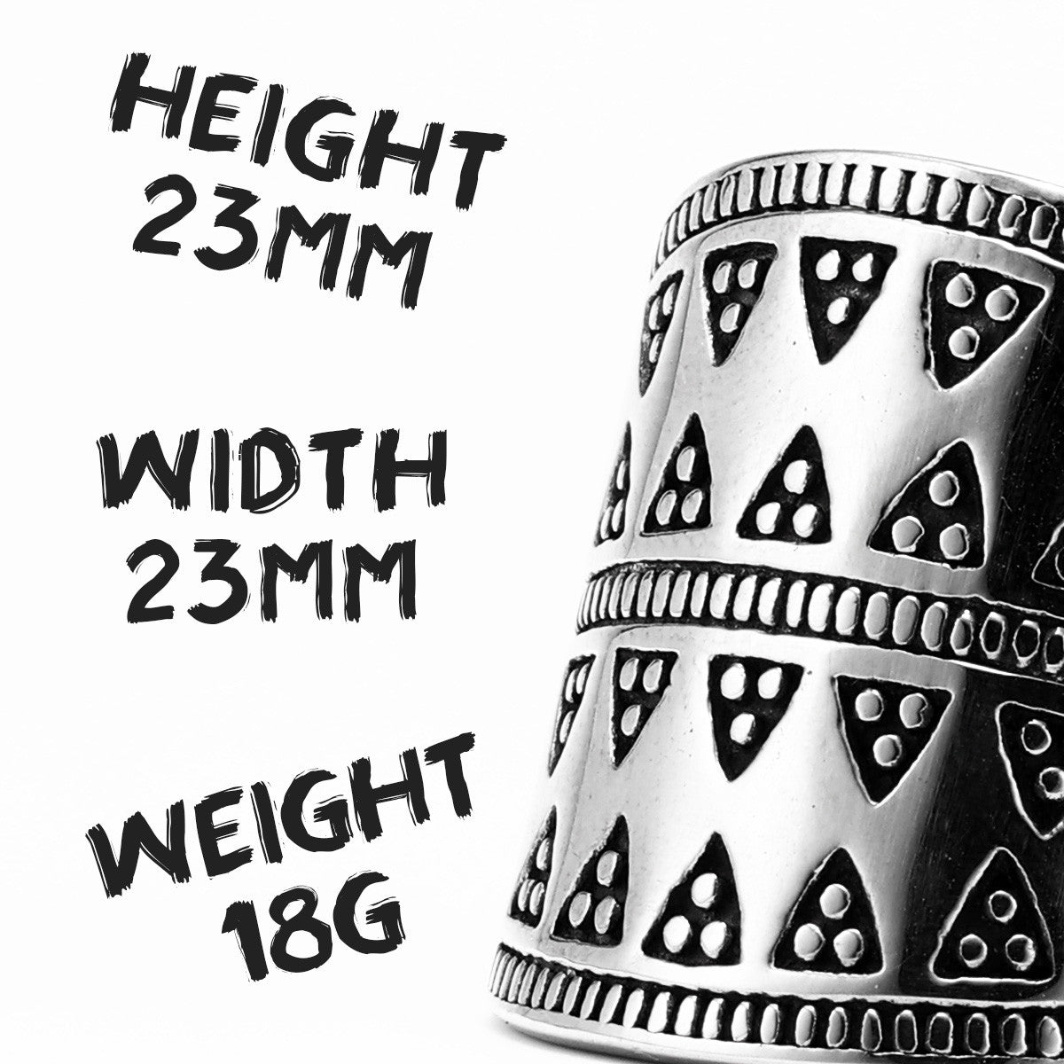 Aestheticism | No Fade Stainless Steel Street Wear Royal Prism Men's Rings