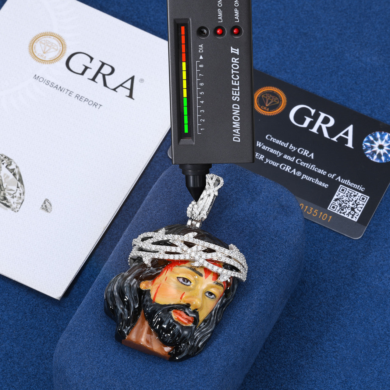 Jesus Christ Superstar | Moissanite VVS Diamond Crown Of Thorns Hip Hop Pendant