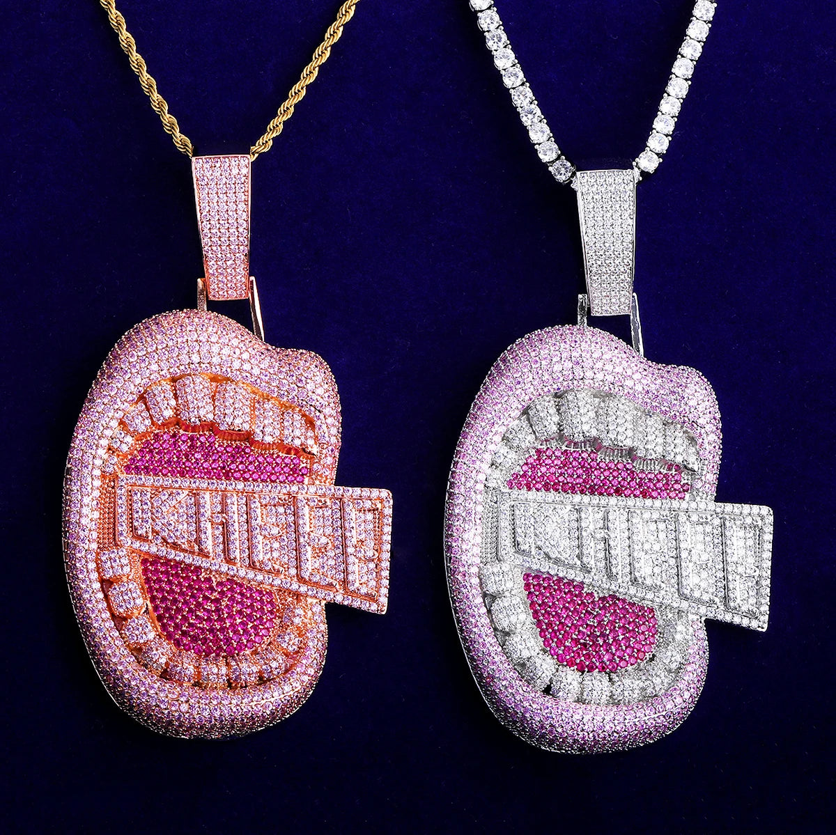 Loud Cap | VVS Diamond CZ KHEEE Meme Iced Blinged Out Hip Hop Chain Pendant