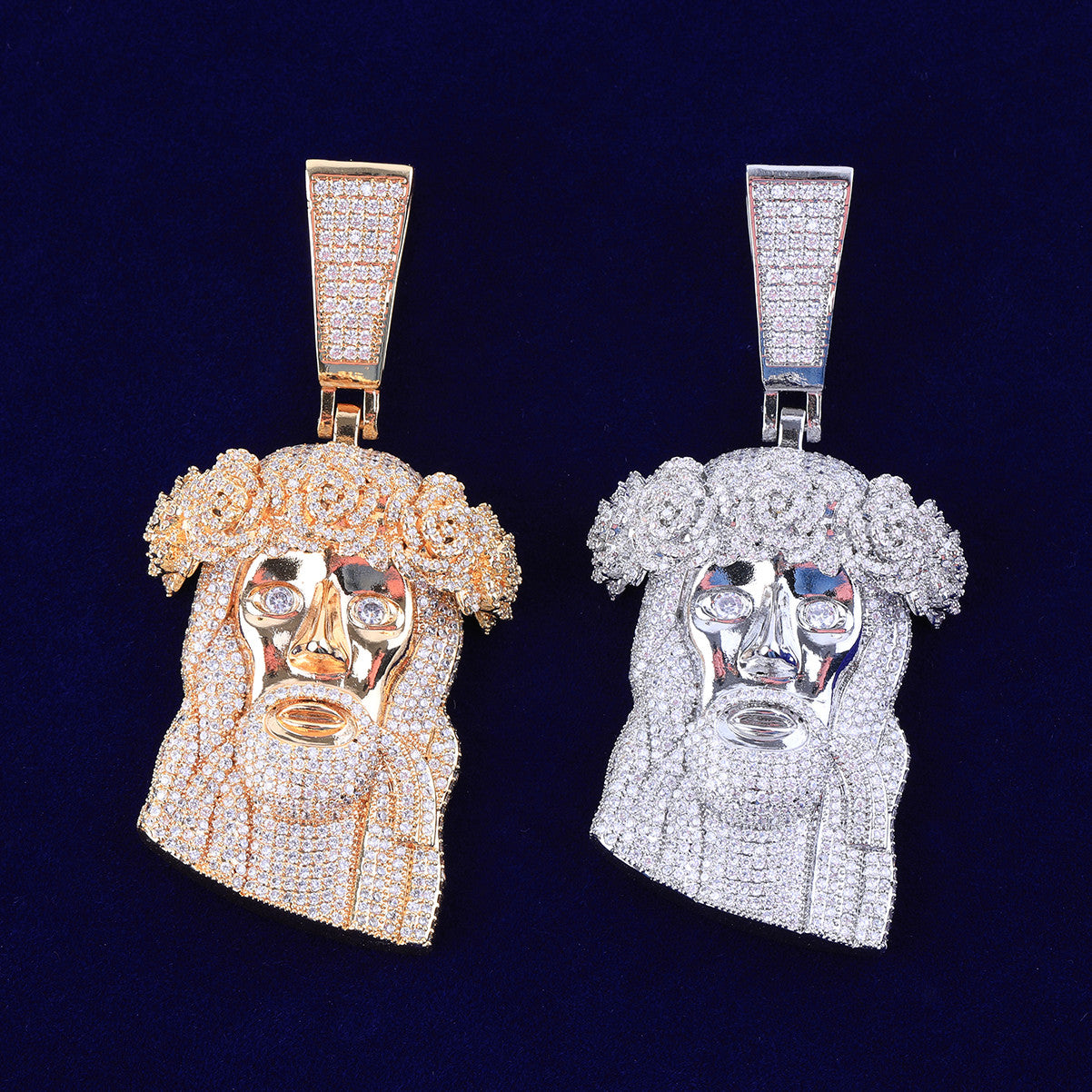 Rose Of Sharon | VVS Diamond CZ Jesus Piece Hip Hop Spiritual Pendant