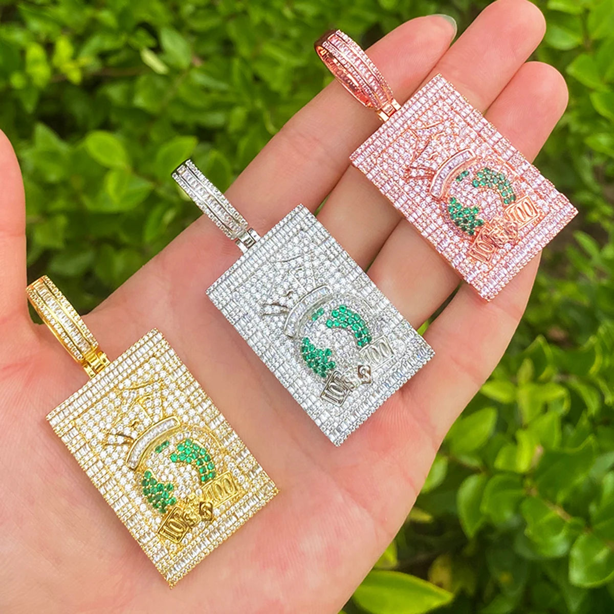 Money Master | VVS Diamond CZ Money Pot Hip Hop Pendant Chain Necklace