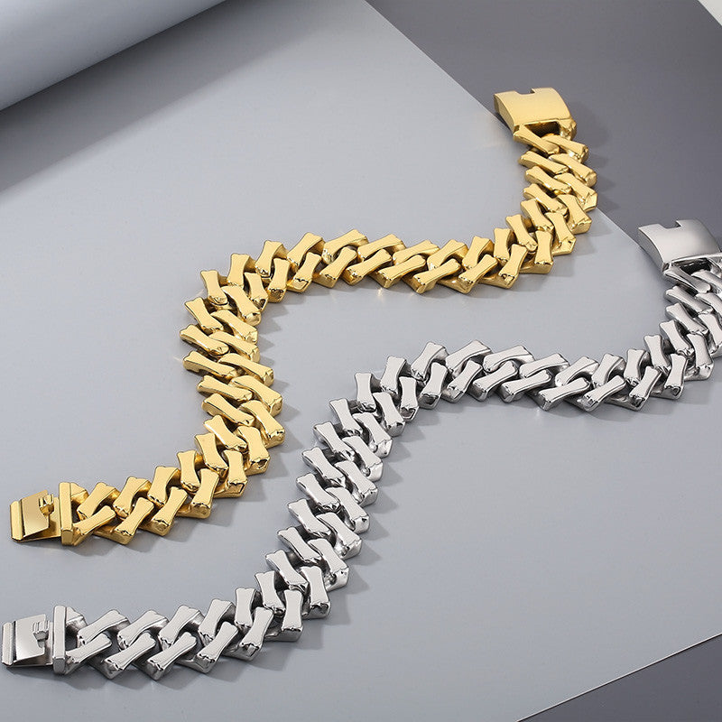 Imperial Steel | No Fade Stainless Steel Street Wear Cuban Link Choker Chain