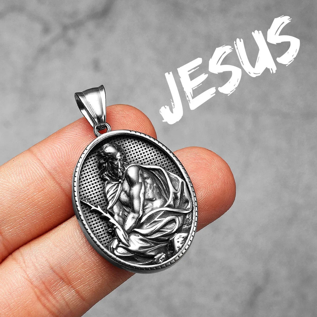 Spiritual Collection | 316L No Fade Stainless Steel Angels Saints Spiritual Pendants