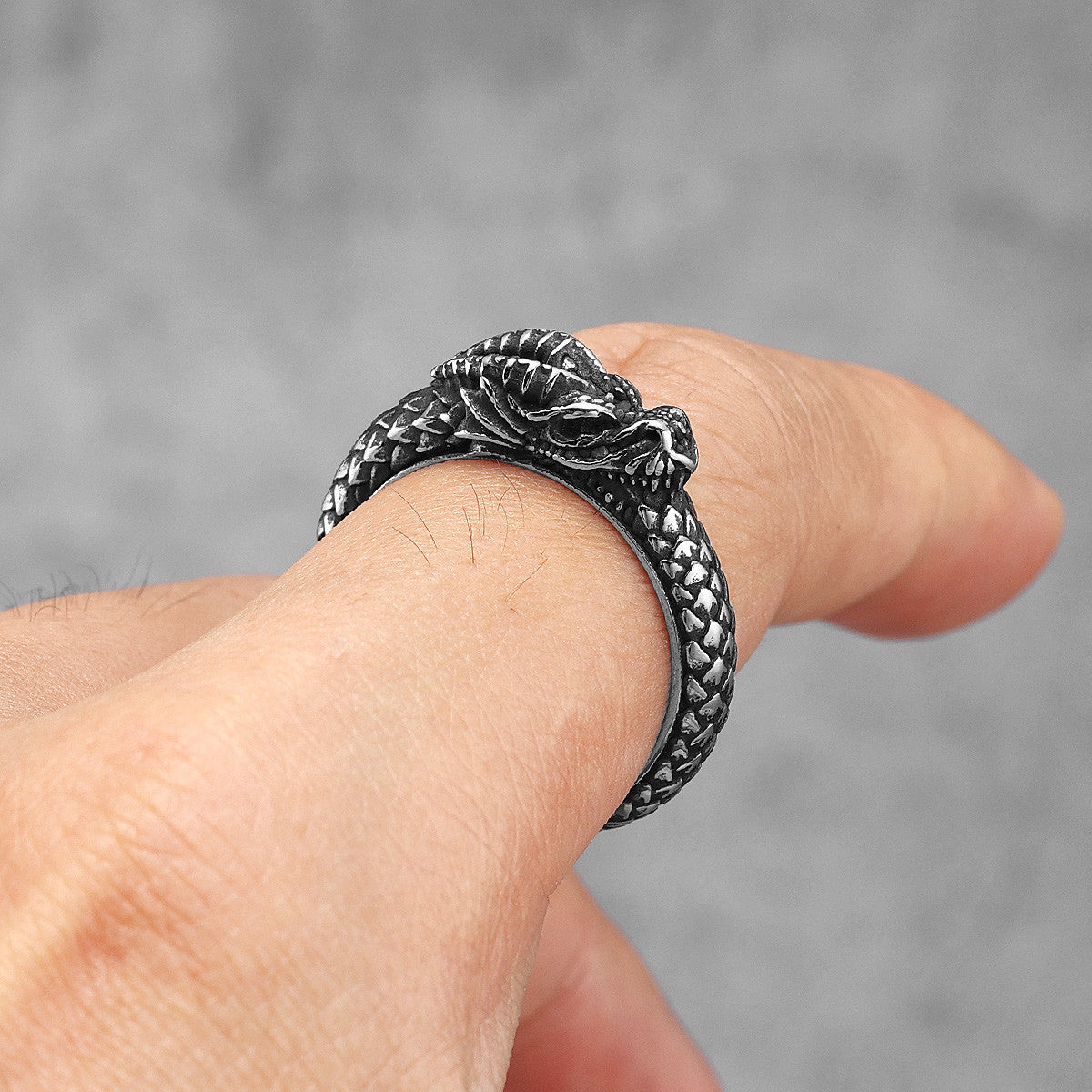 Serpent Collection | 316L No Fade Stainless Steel Dragon Snake Rings