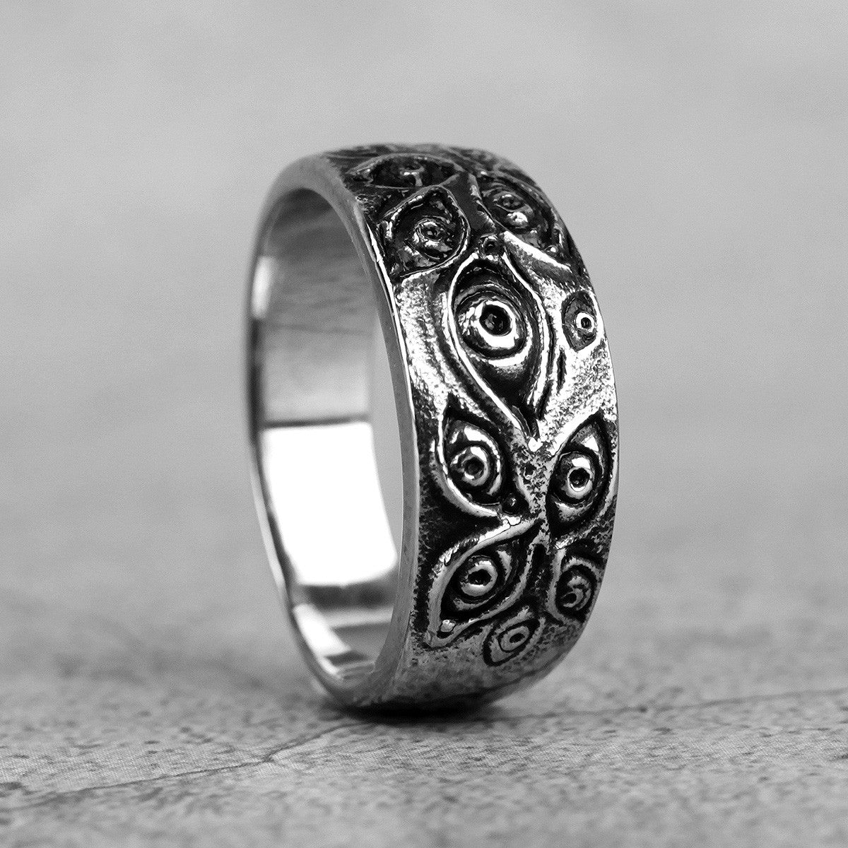 Demon Eye | 316L No Fade Stainless Steel Men's Hip Hop Fashion Unique Ring