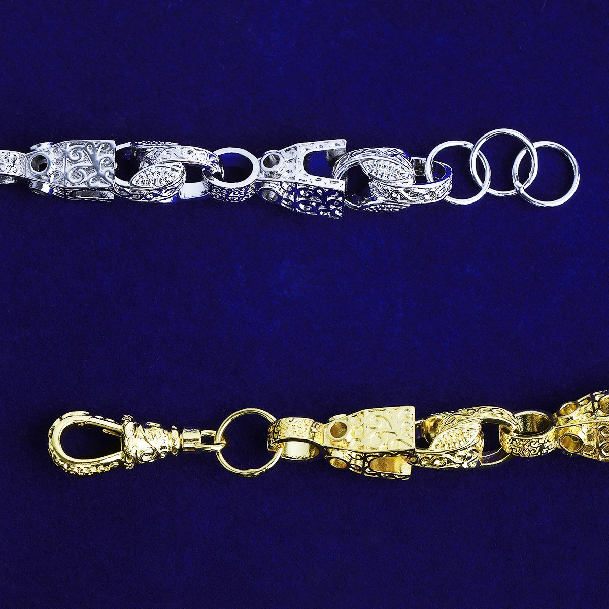 Loyal Royalty | D Block Belcher Clasp Rolo Link Clean Hip Hop Bracelet