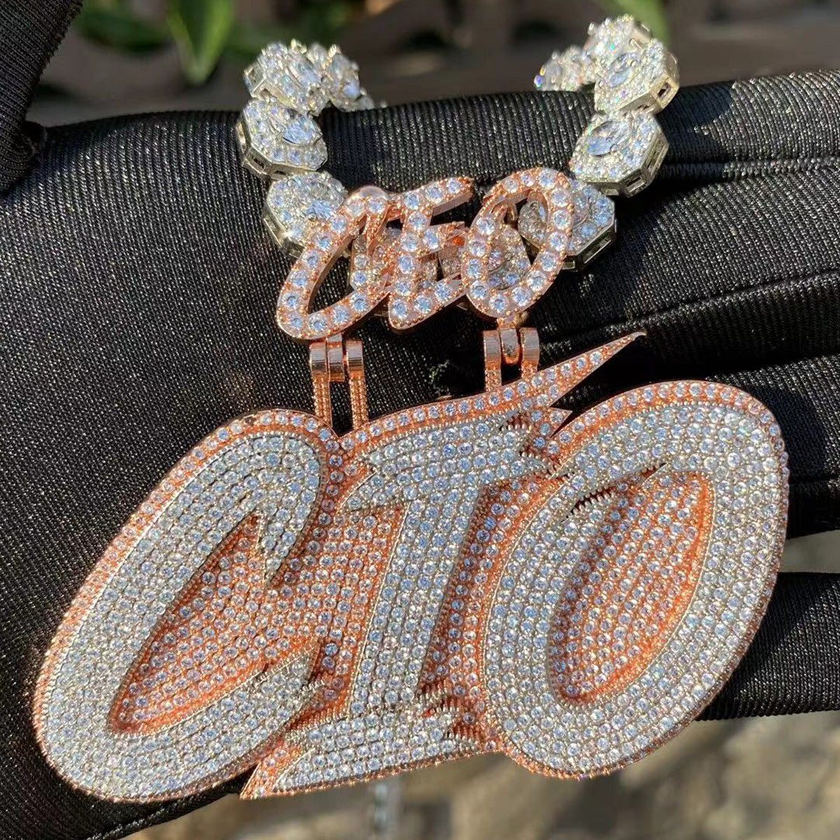 Boss Ballin | VVS Diamond CZ CEO Bail Custom Made Ice Blinged Out Pendant