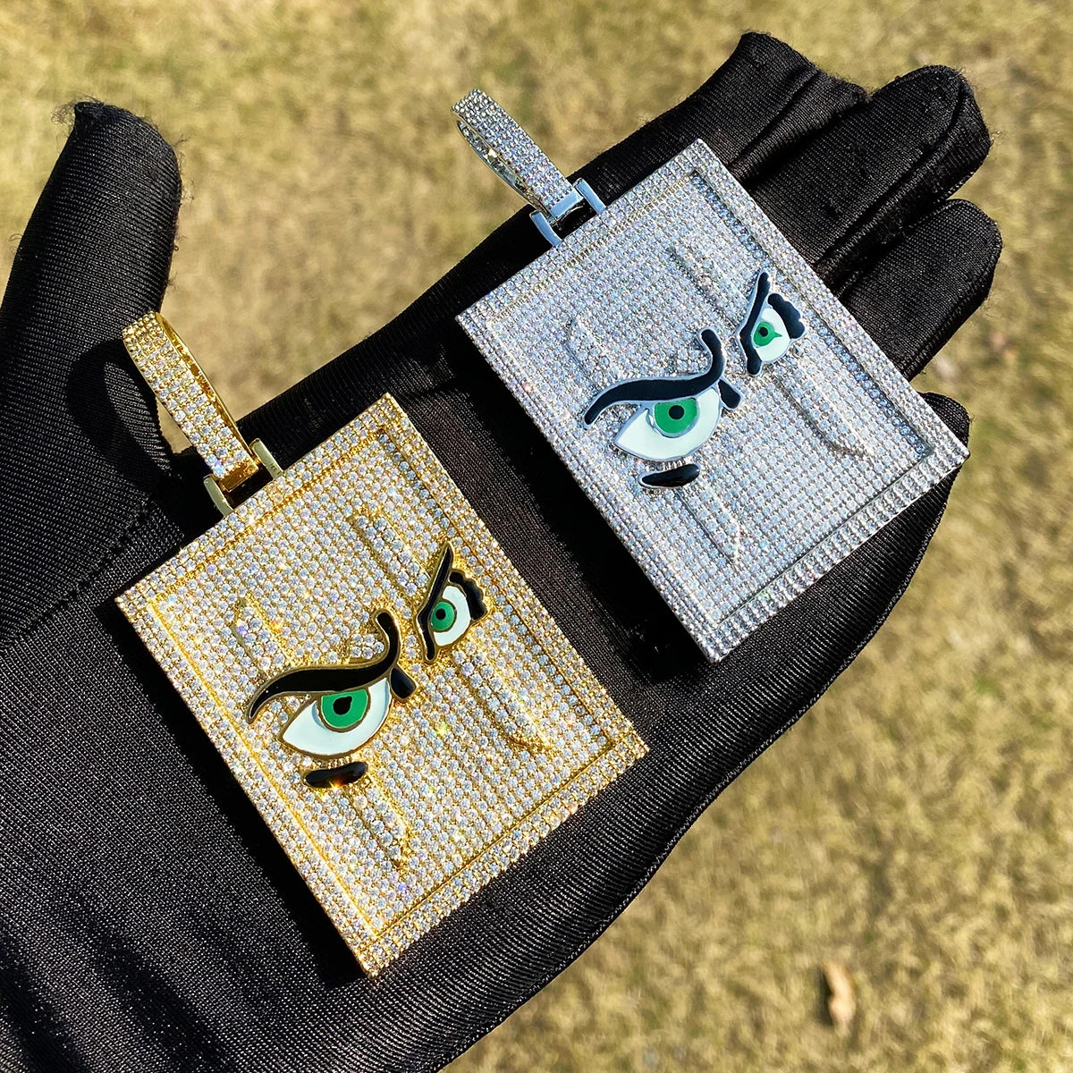 Birds Eye Anime | VVS Diamond CZ 5AA+ Hip Hop Pendant Chan Necklace