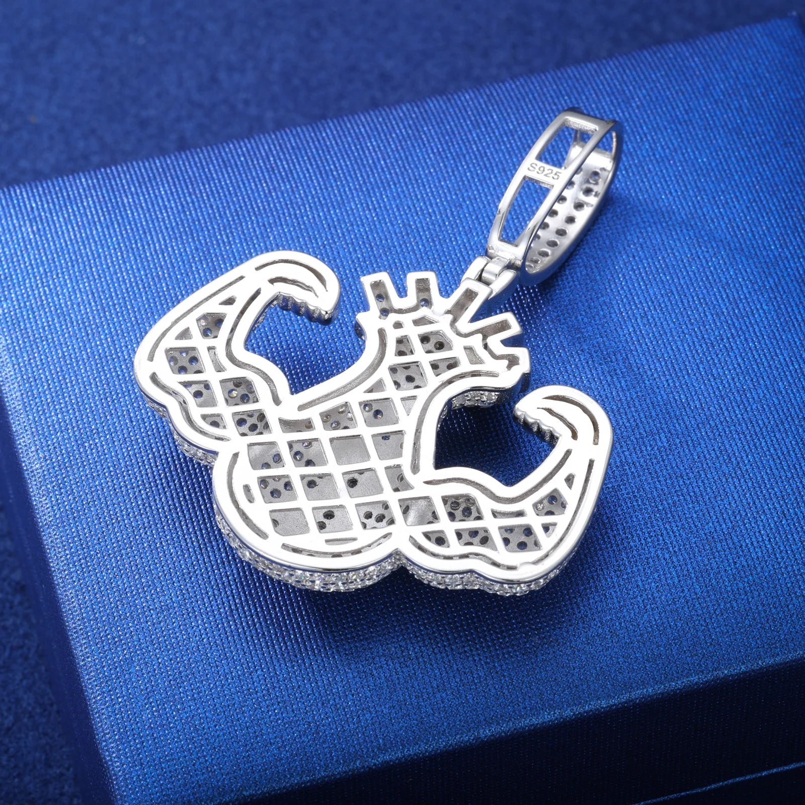 Money Strong | Moissanite Diamond Solid Silver Iced Blinged Out Pendant