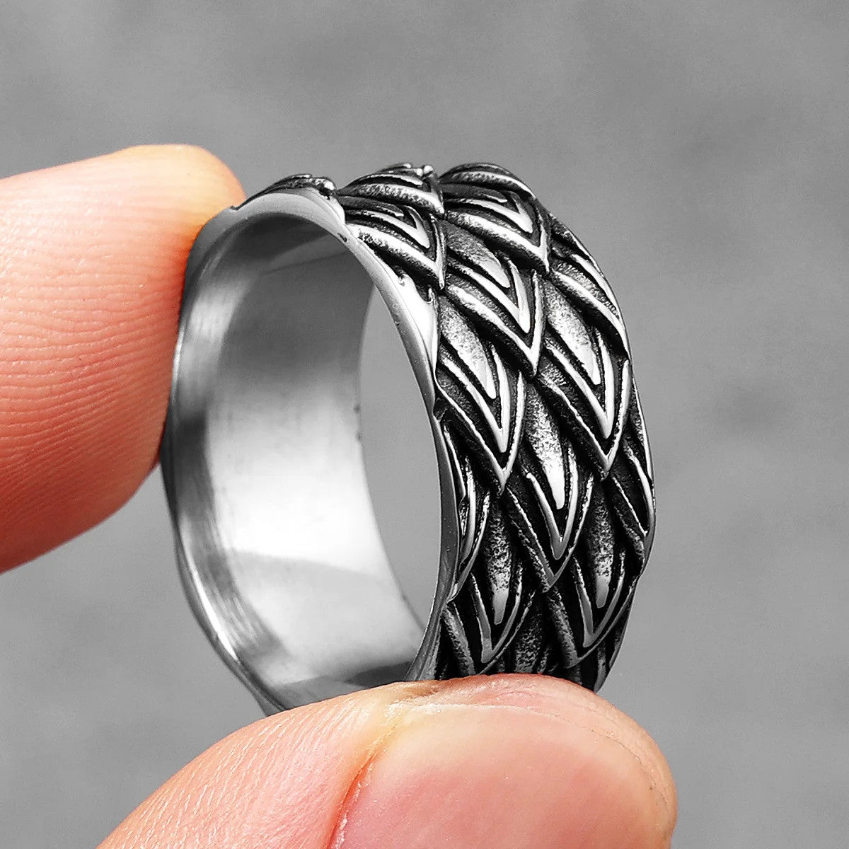 Unique Eagle Feather | 316L No Fade Stainless Steel Street Wear Men's Fashion Rings