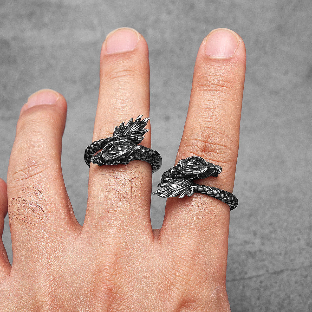 Dragon | Unique Personality Solid Stainless Steel Men's Designers Rings
