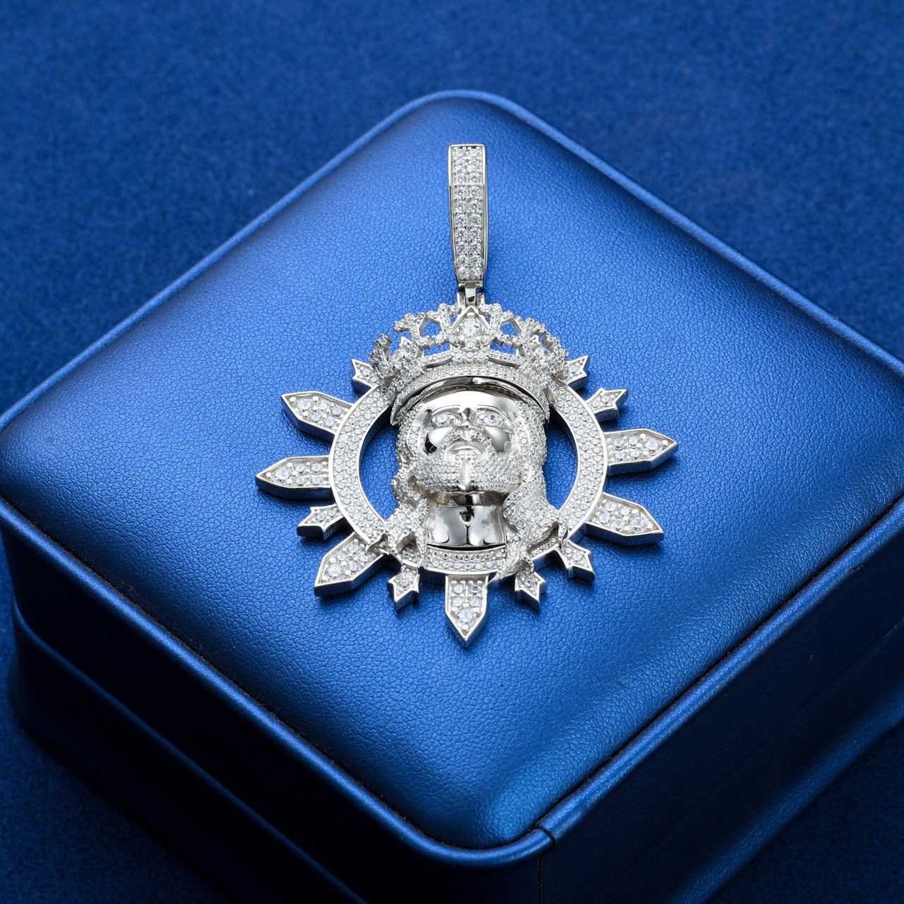 The I Am Glorified | Moissanite Diamond Iced Blinged Out Jesus Piece Hip Hop Pendant