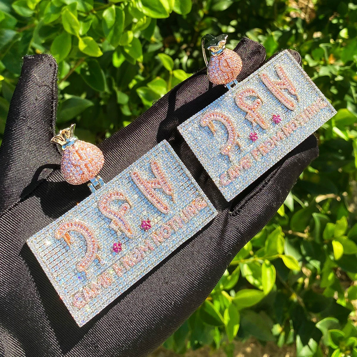 CFN | VVS Diamond CZ Came From Nothing Iced Blinged Out Hip Hop Pendant