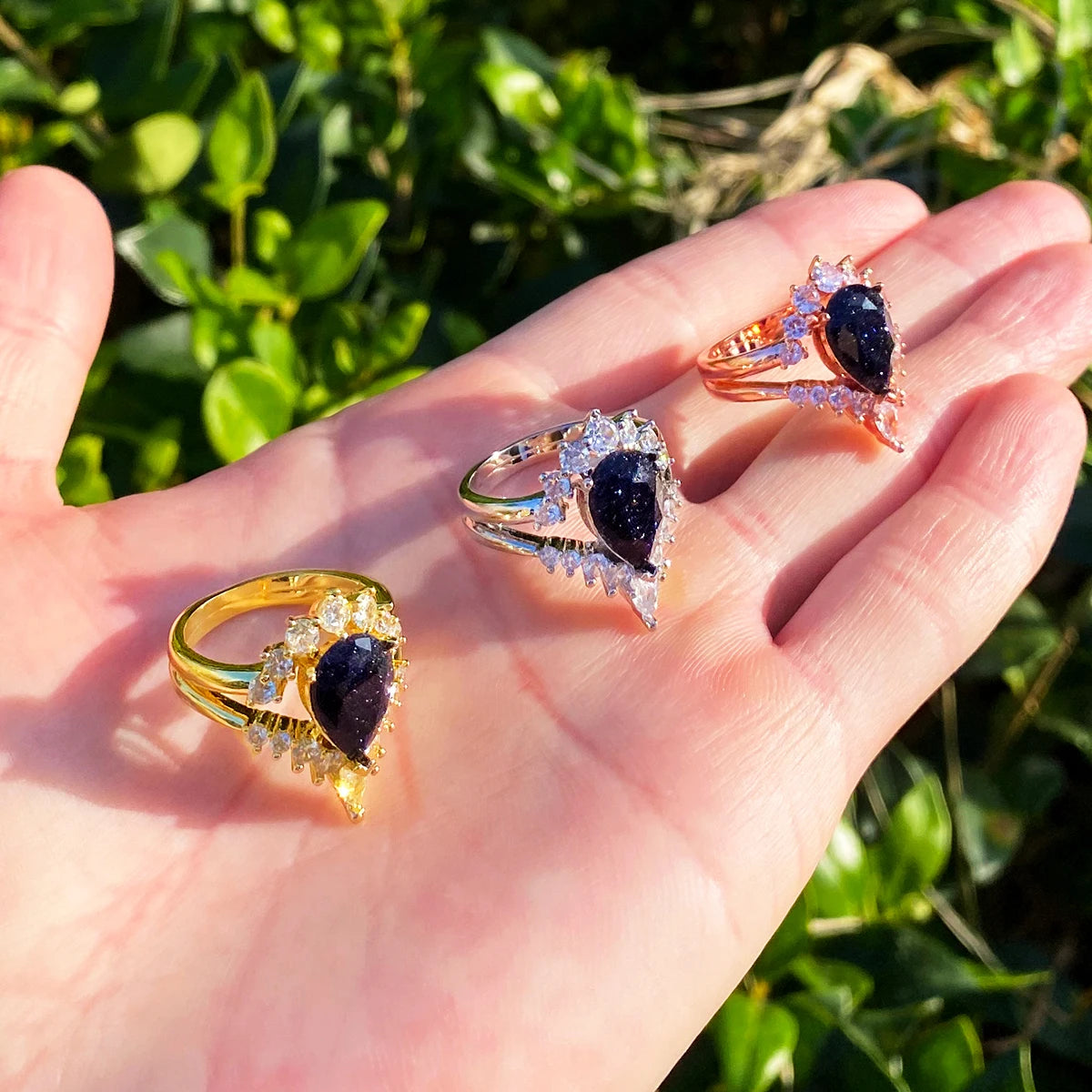 Black Rock Ice | VVS Diamond CZ Prong Set Iced Blinged Out Rings