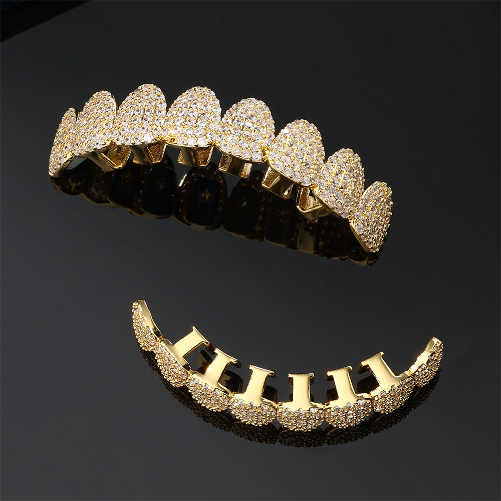 Mouth Spark | Heavy Iced VVS Diamond CZ Blinged Out Hip Hop Grillz