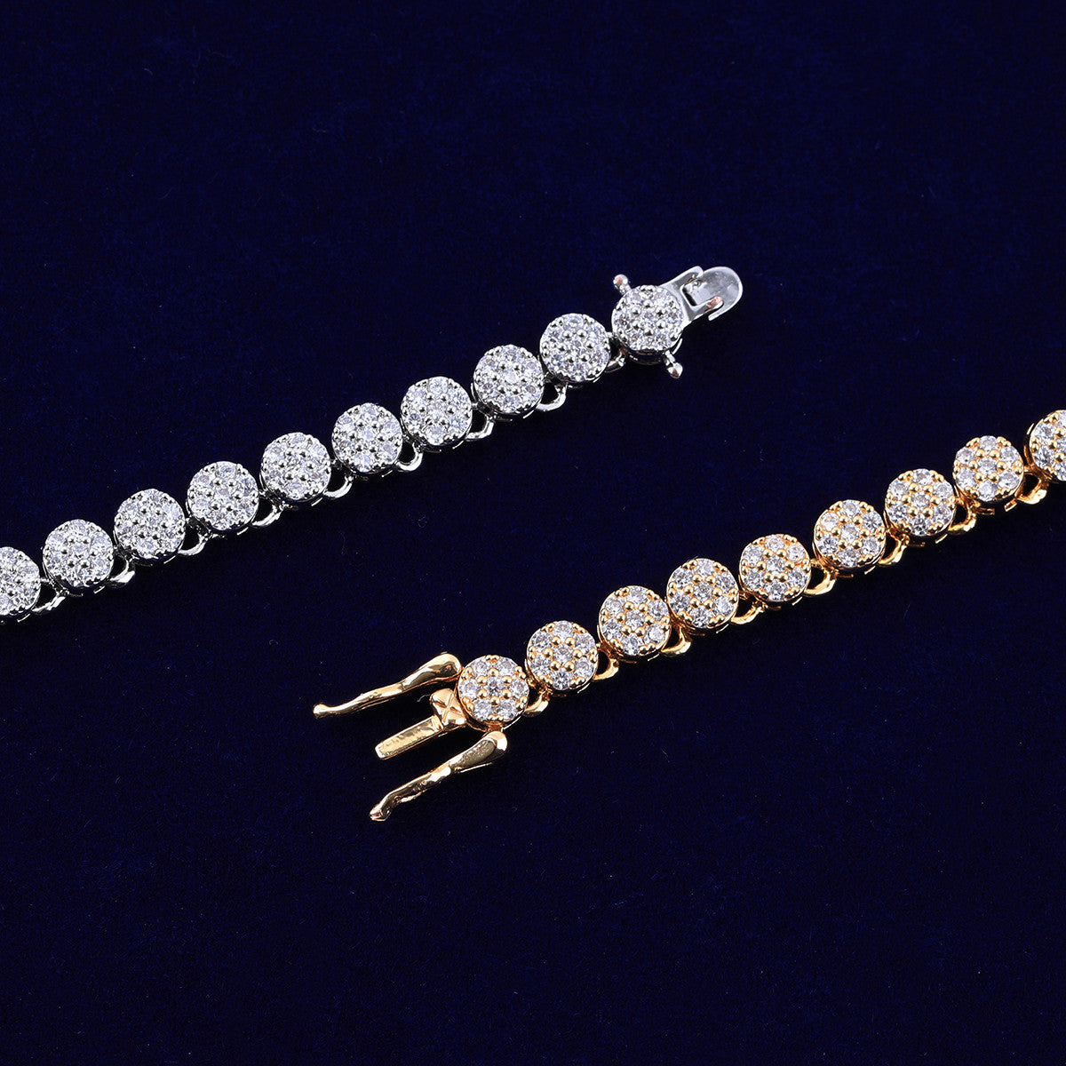 Sprinkled Ice | Prong Set VVS Diamond CZ Prong Set Hip Hop Chain Necklace