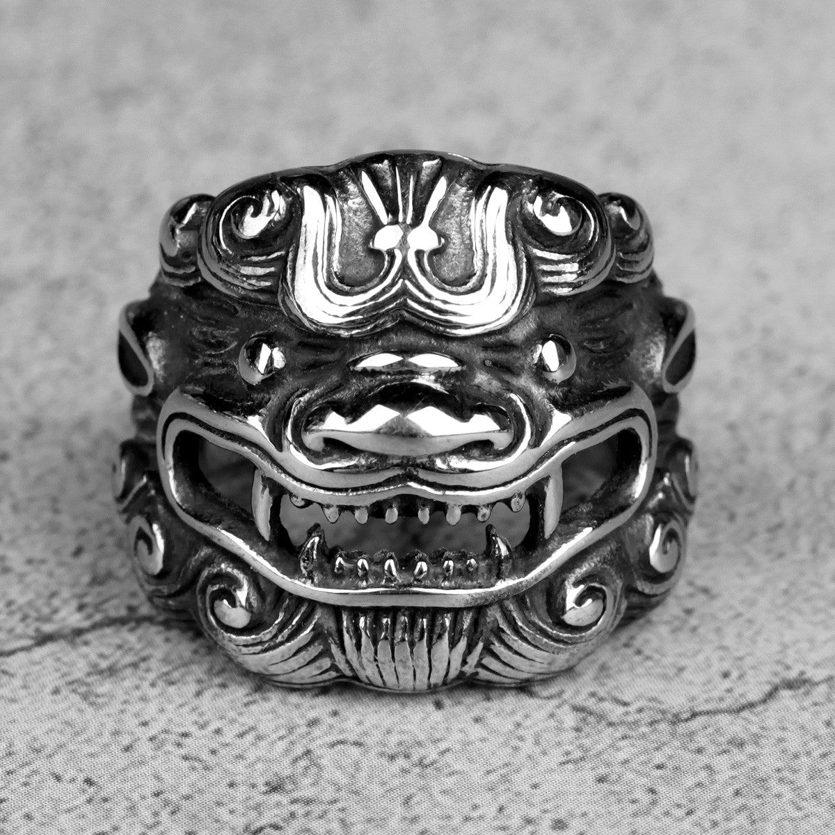 God Beast | 316L No Fade Stainless Steel Chinese Mythical Style God Beast Unique Ring