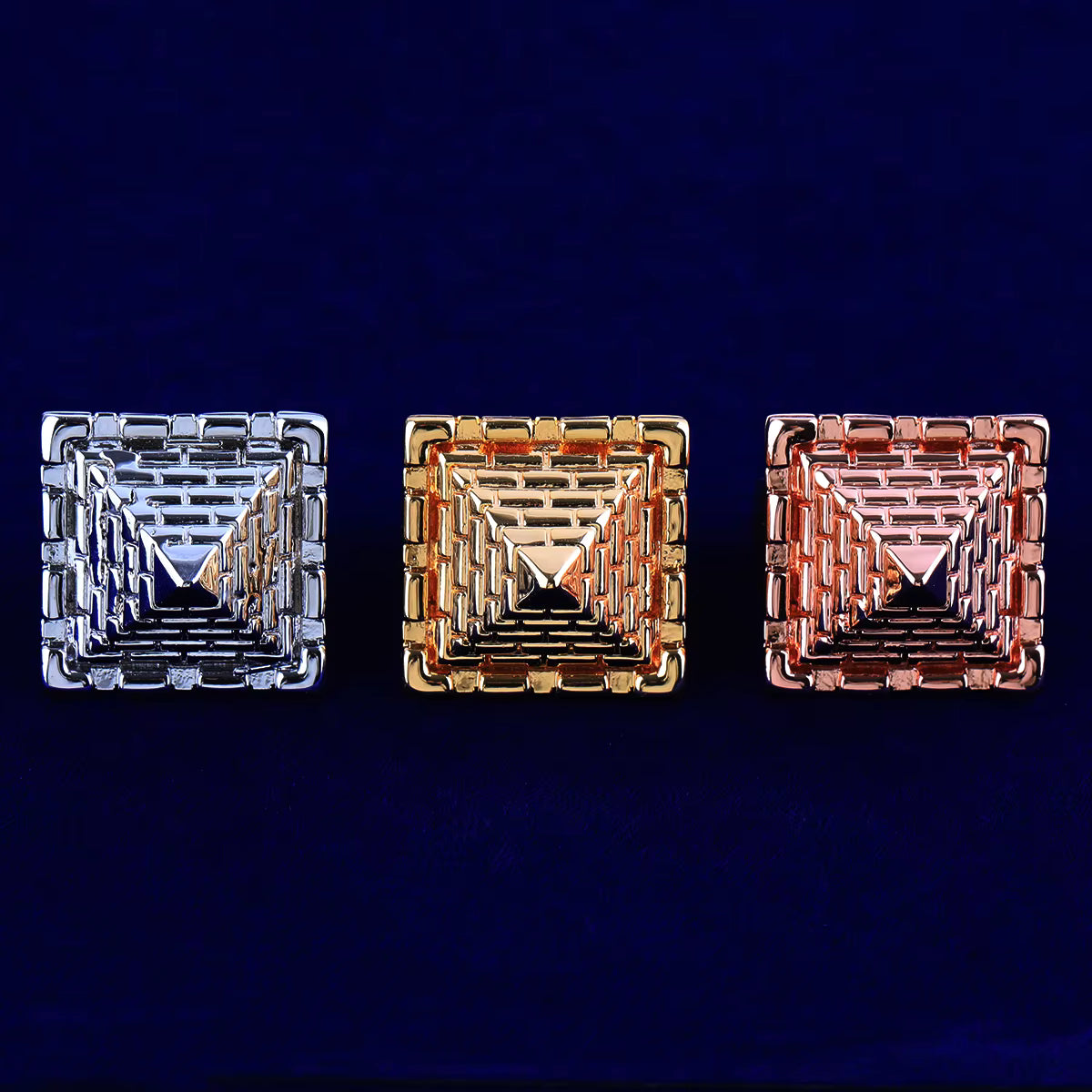 Pyramid Of Giza | Ancient African Egyptian Temple Pyramid Street Wear Ring