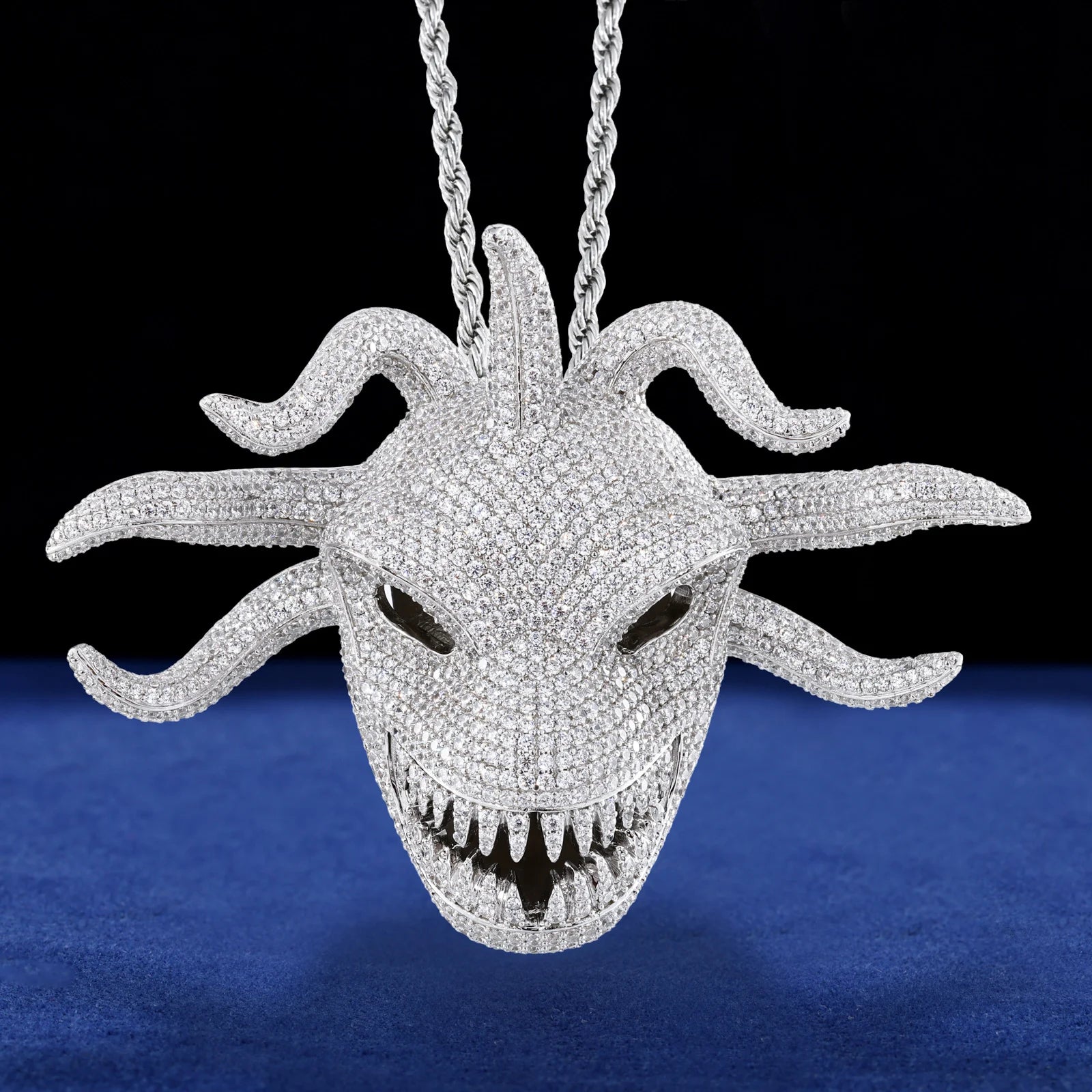 C-MONSTA | Moissanite Diamond Iced Blinged Out 925 Sterling Silver Hip Hop VVS Pendant