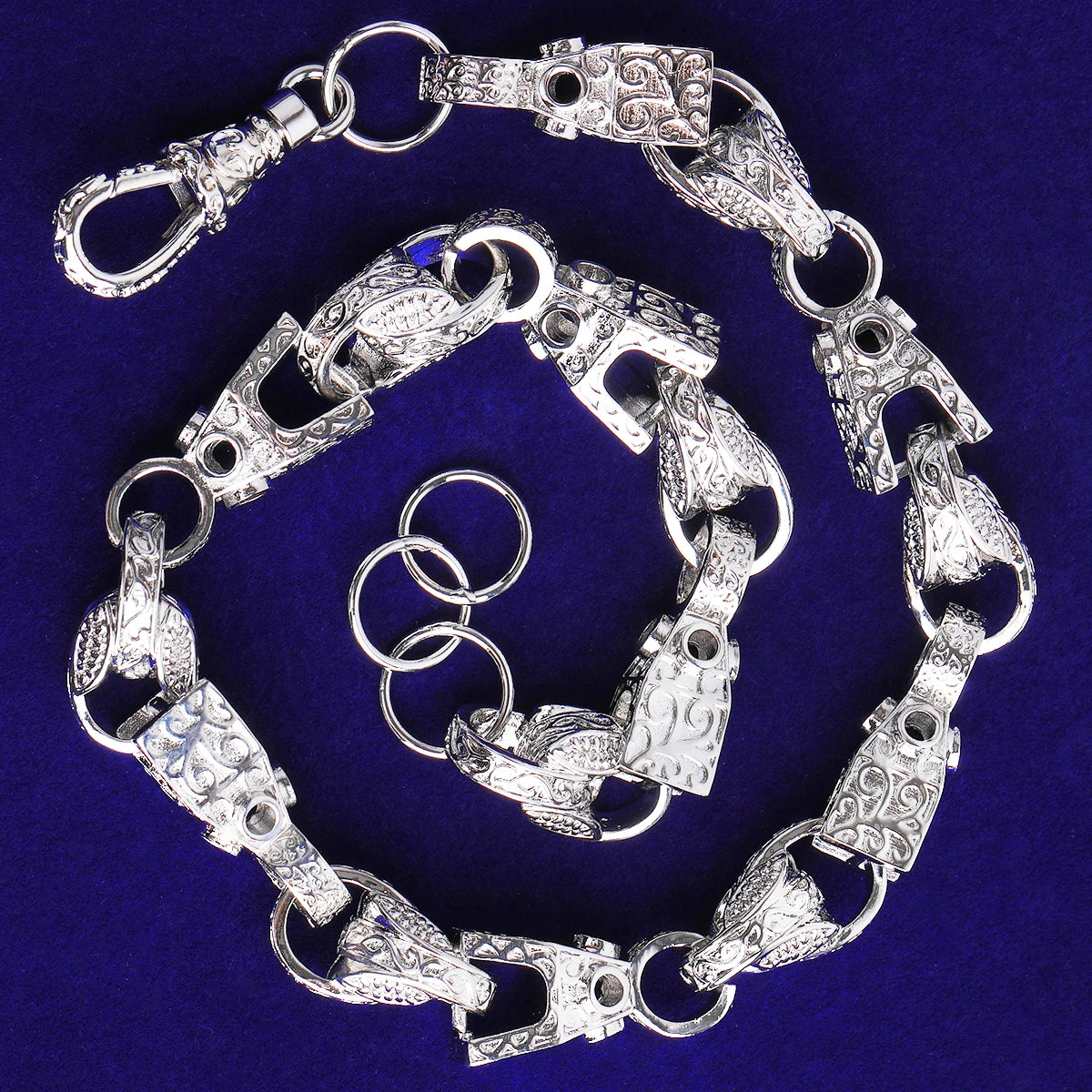 Loyal Royalty | D Block Belcher Clasp Rolo Link Clean Hip Hop Chain Necklace