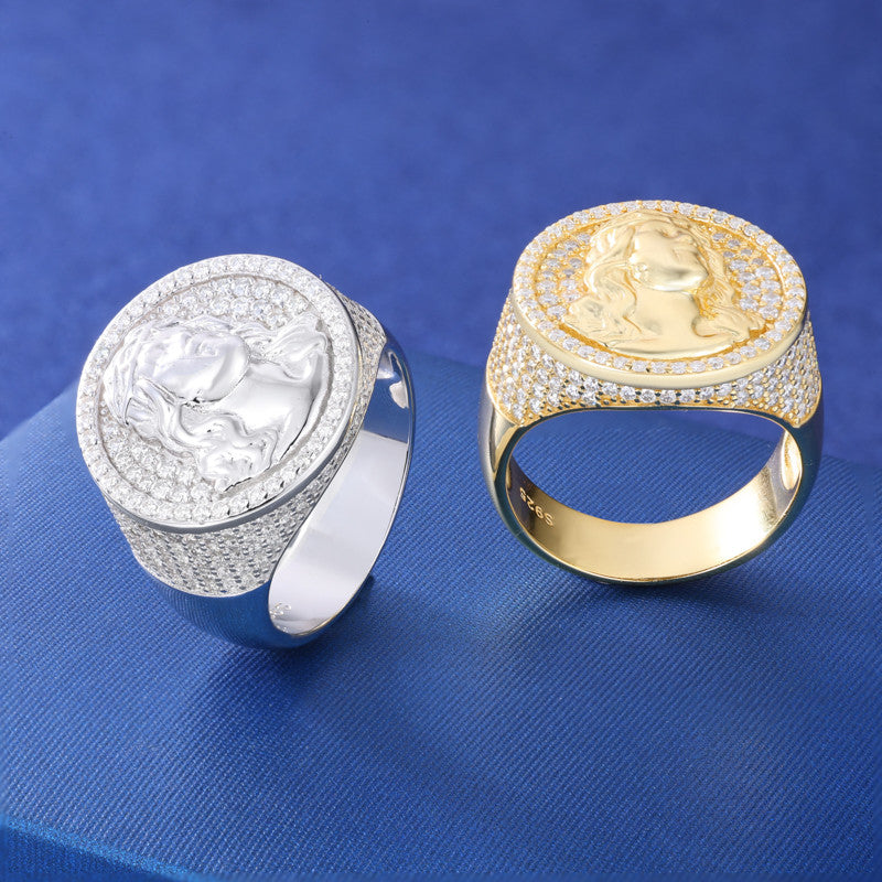 Jesus the Don | Genuine Moissanite Diamond Sterling Silver Jesus Rings