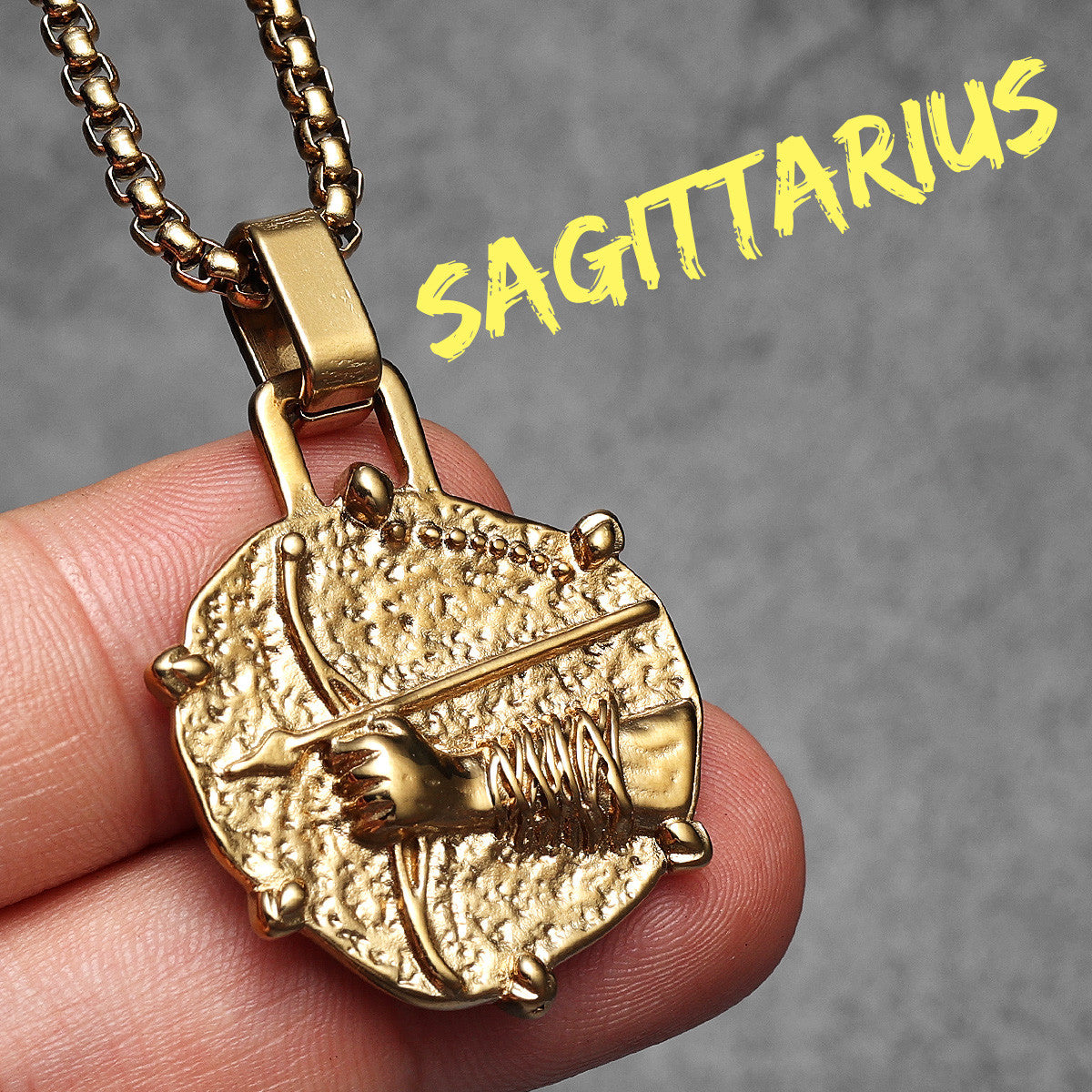 12 Constellations | 316L No Fade Stainless Steel Zodiac Sign Astrological Street Wear Pendants
