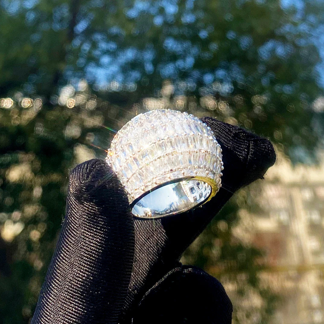 Bread Winner | Baguette VVS Diamond CZ 5AA+ Luxury Iced Blinged Out Rings