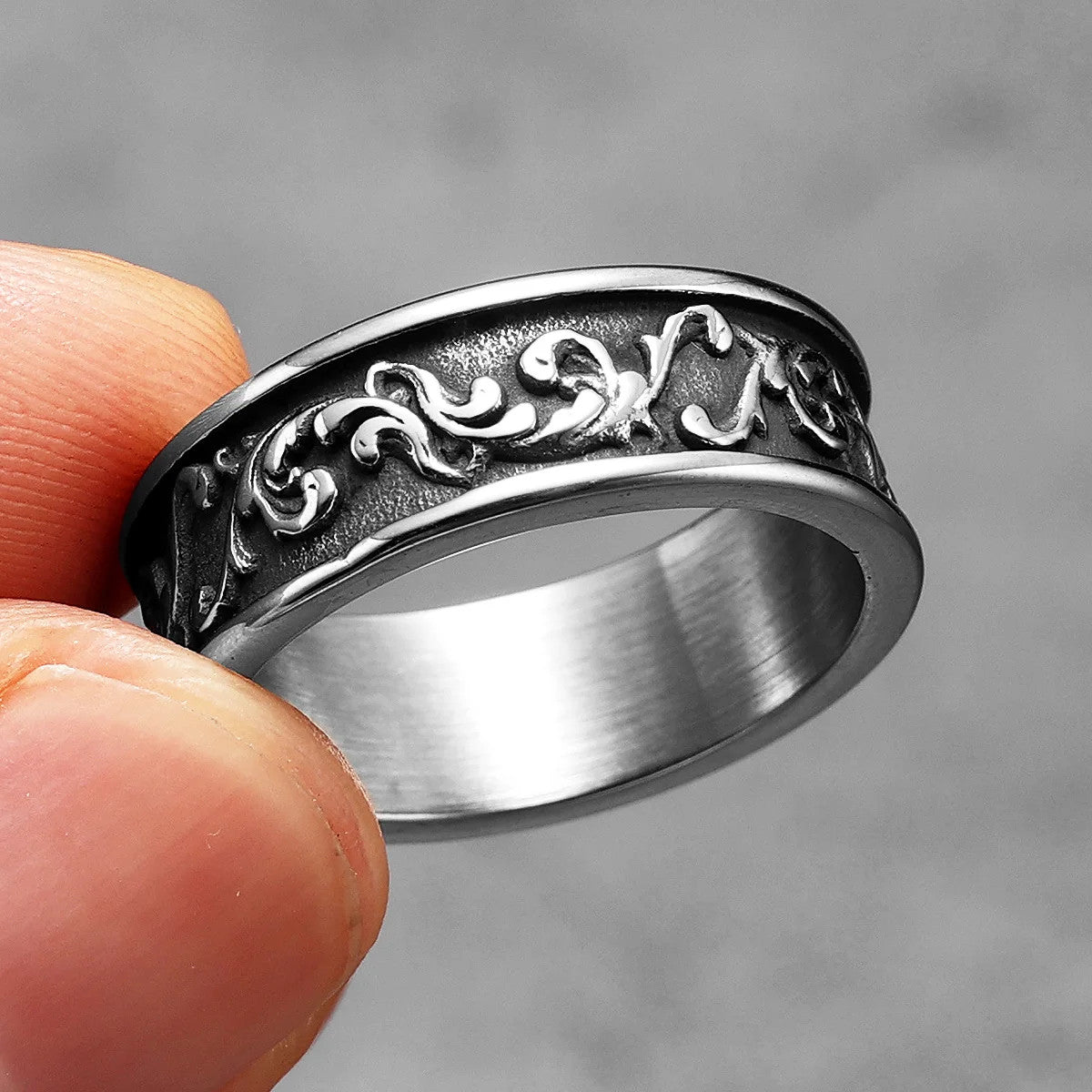 The Wreath | 316L No Fade Stainless Steel Designer Style Flower Wreath Ring