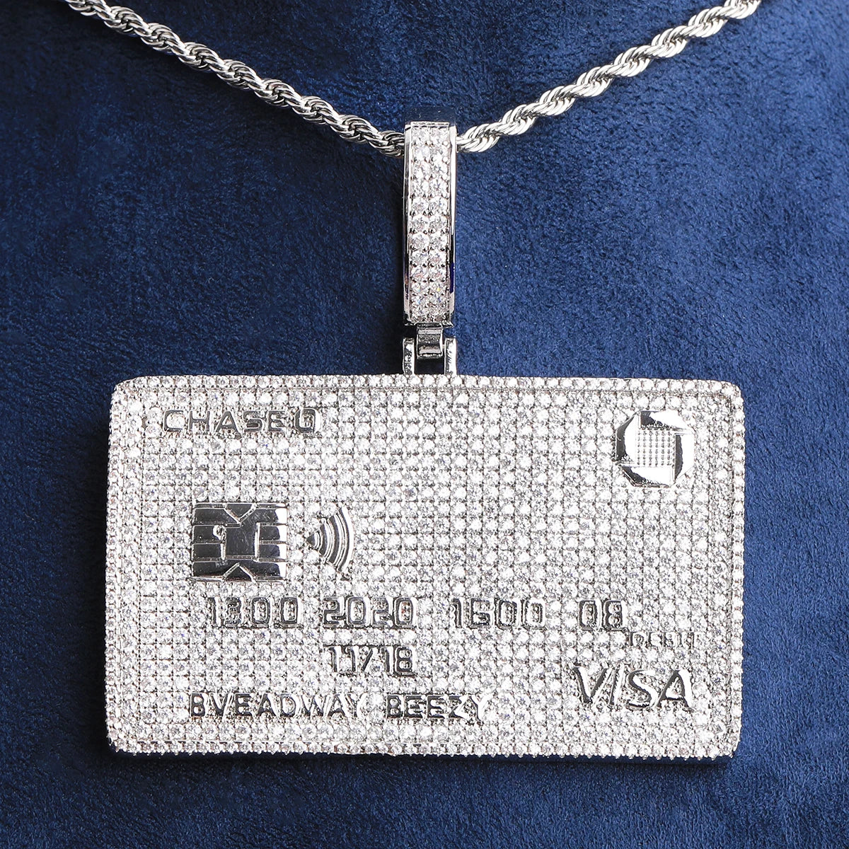 Money Master | VVS Diamond CZ Iced Blinged Out Credit Card Hip Hop Pendant