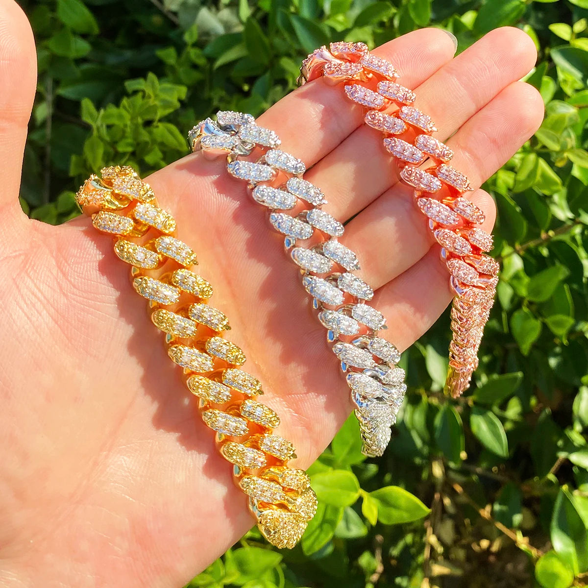 Flora Dove | VVS Diamond CZ Luxury Love Beauty Abundance Miami Cuban Link Bracelet